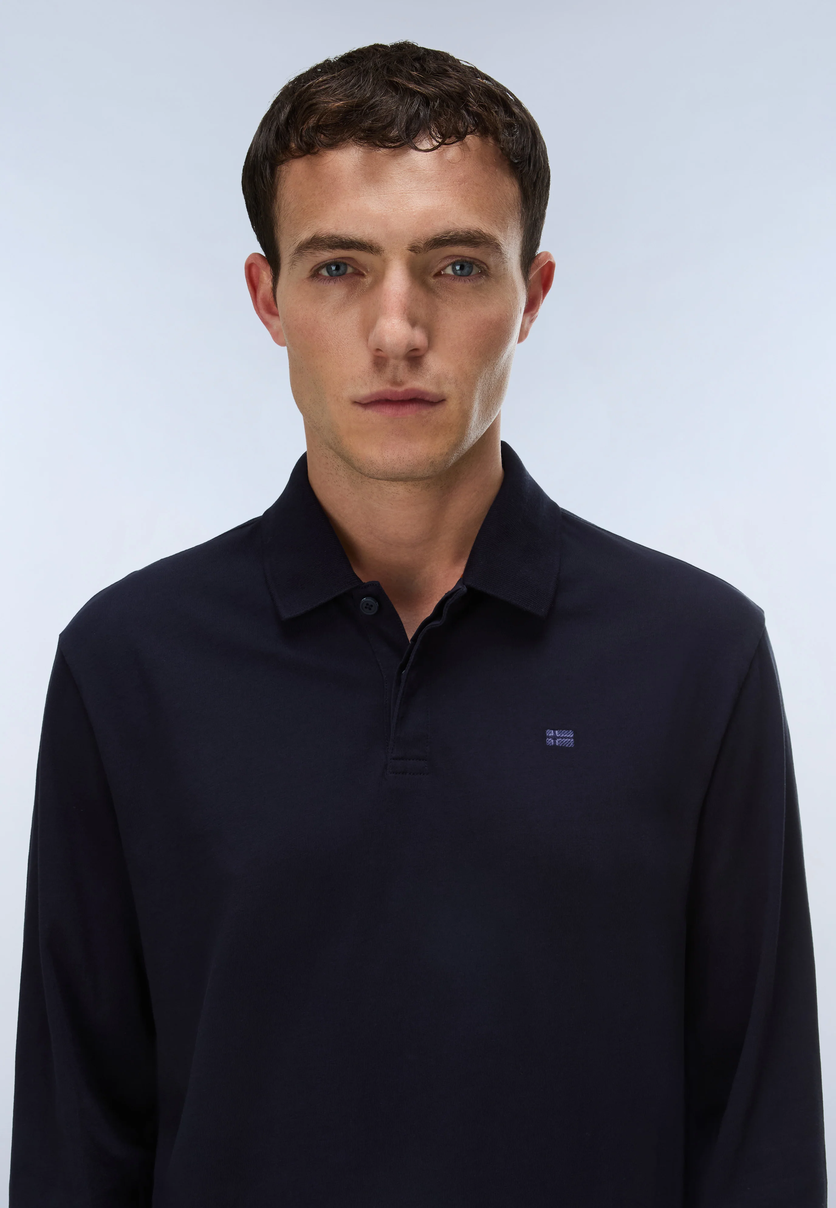 Nedles Jersey Long-Sleeve Polo Shirt - Image 2