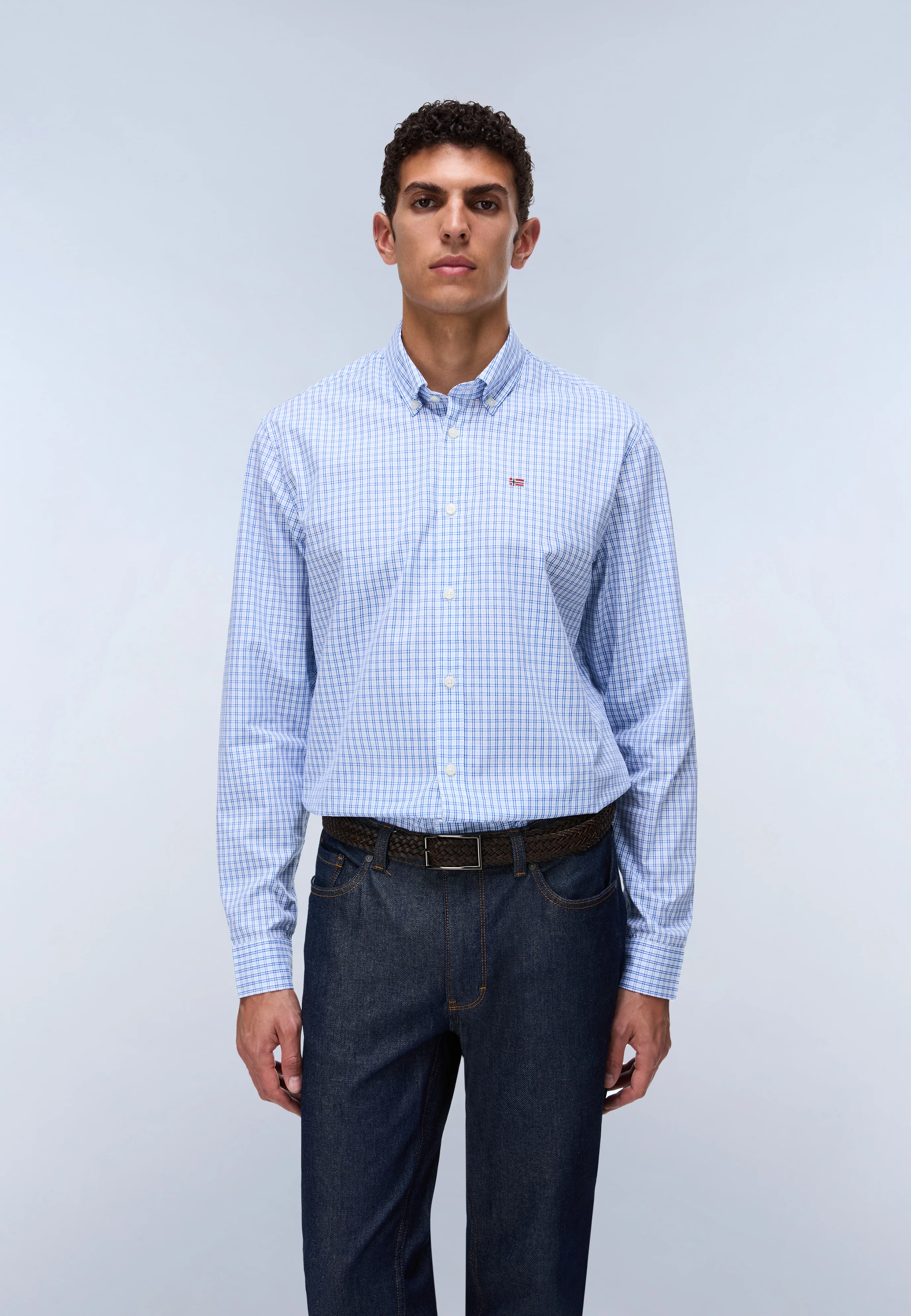Terra Long Sleeve Poplin Cotton Shirt - Image 3